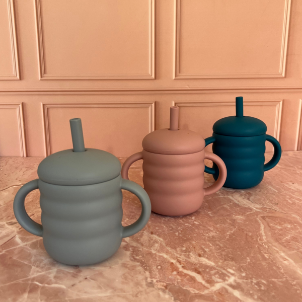 Vaso Espiral con popote