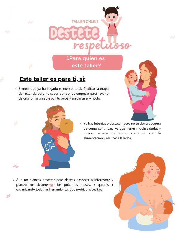 Taller Online de Destete Respetuoso - Imagen 4